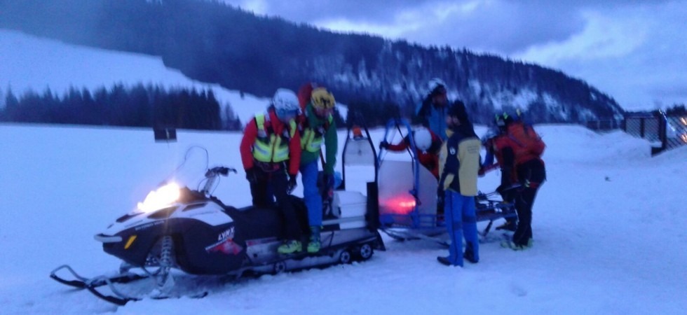Il Soccorso alpino in azione oggi per il recupero della coppia